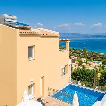 Corfu Sea View Villa - Aurora 巴尔巴蒂 外观 照片