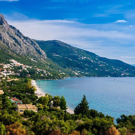 Corfu Sea View Villa - Aurora 巴尔巴蒂 外观 照片