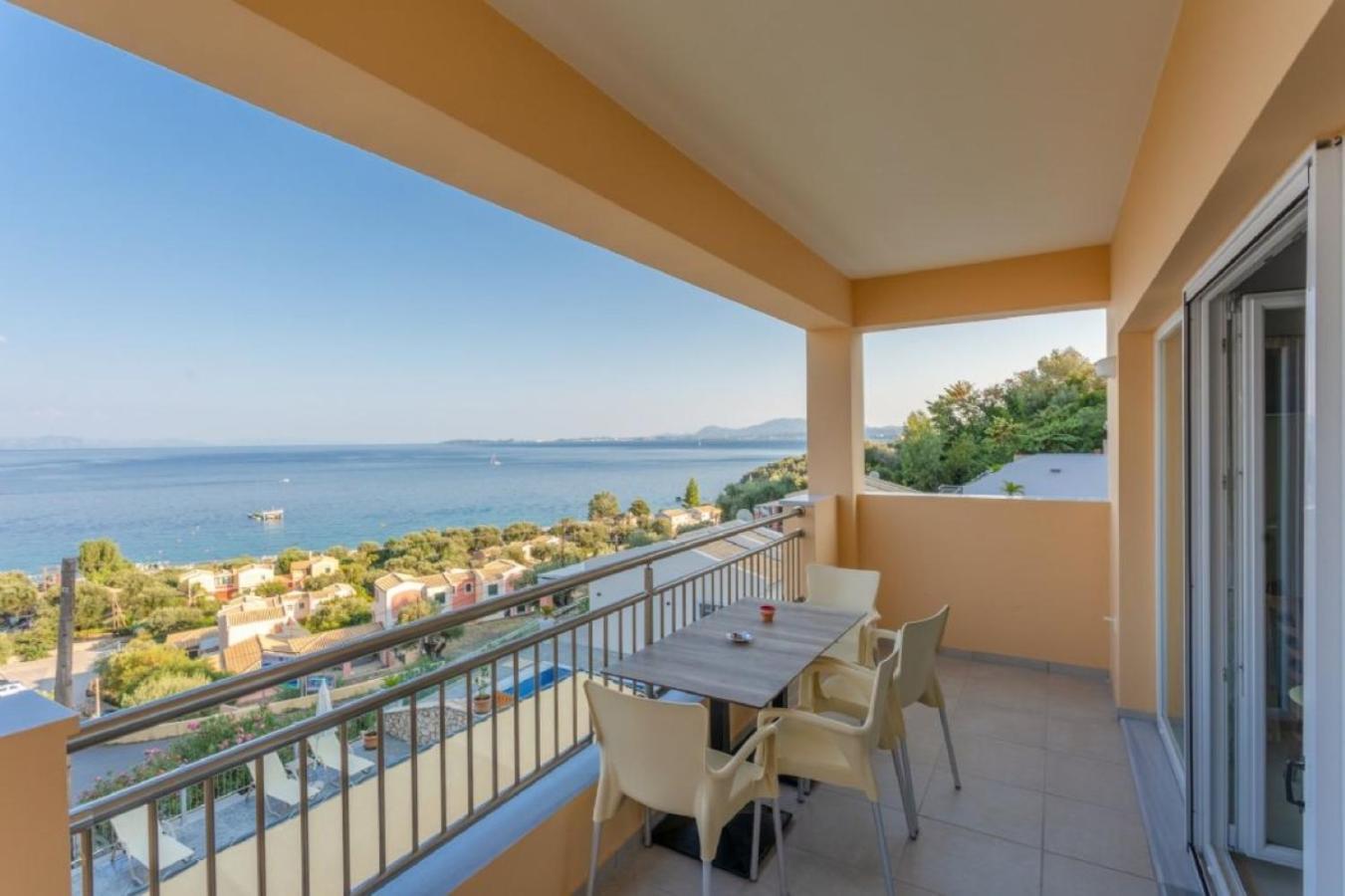 Corfu Sea View Villa - Aurora 巴尔巴蒂 外观 照片