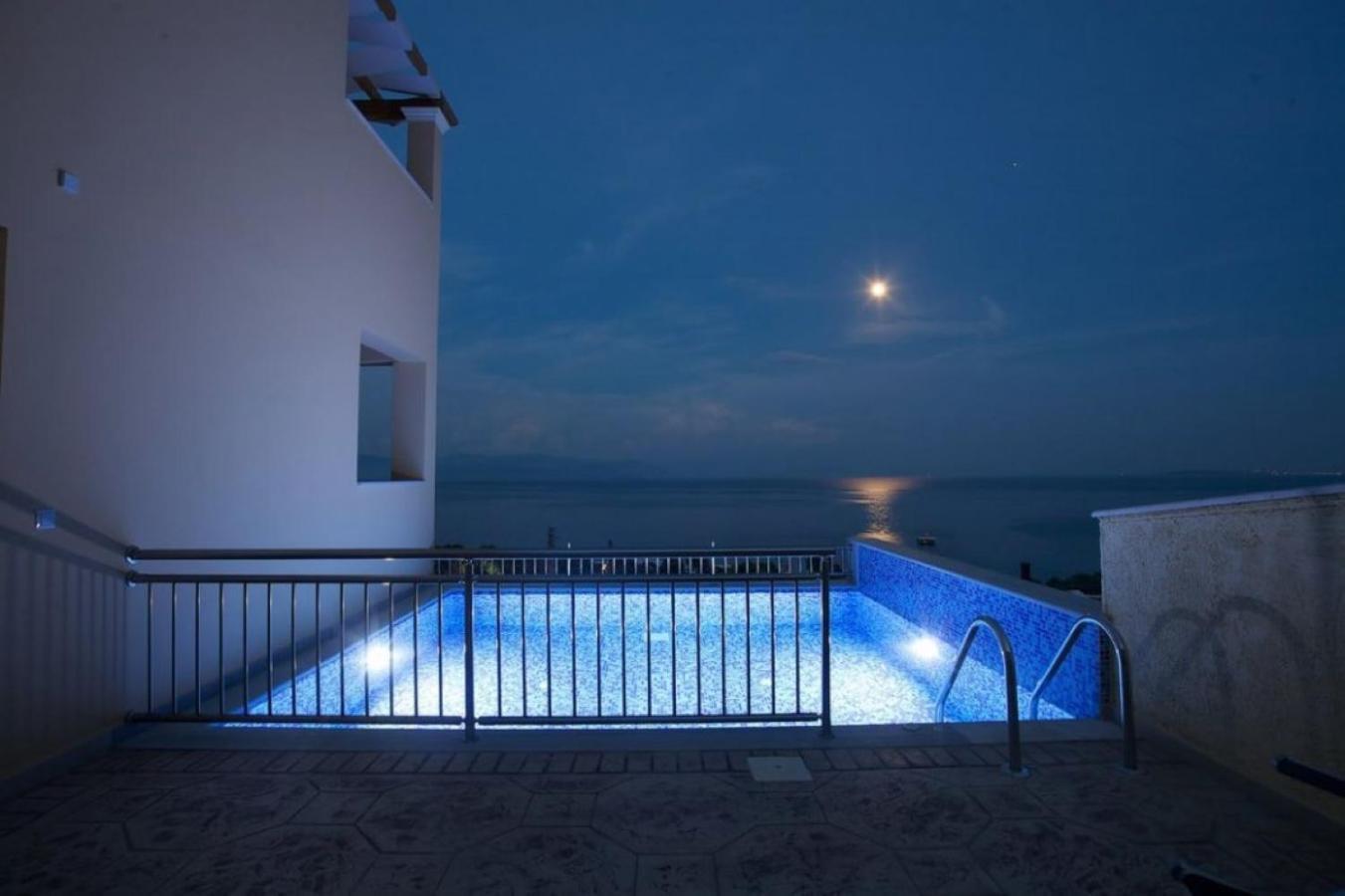 Corfu Sea View Villa - Aurora 巴尔巴蒂 外观 照片
