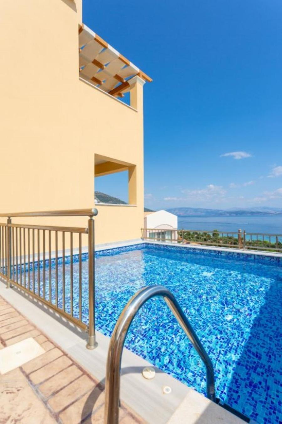 Corfu Sea View Villa - Aurora 巴尔巴蒂 外观 照片