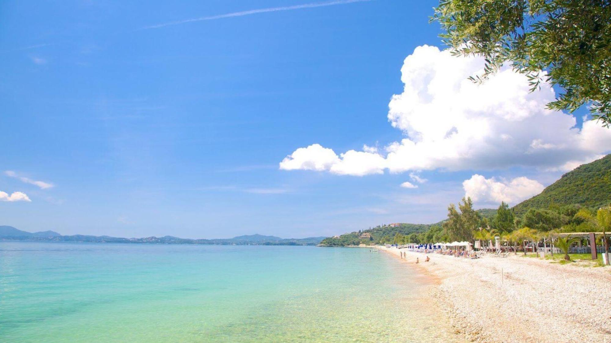 Corfu Sea View Villa - Aurora 巴尔巴蒂 外观 照片