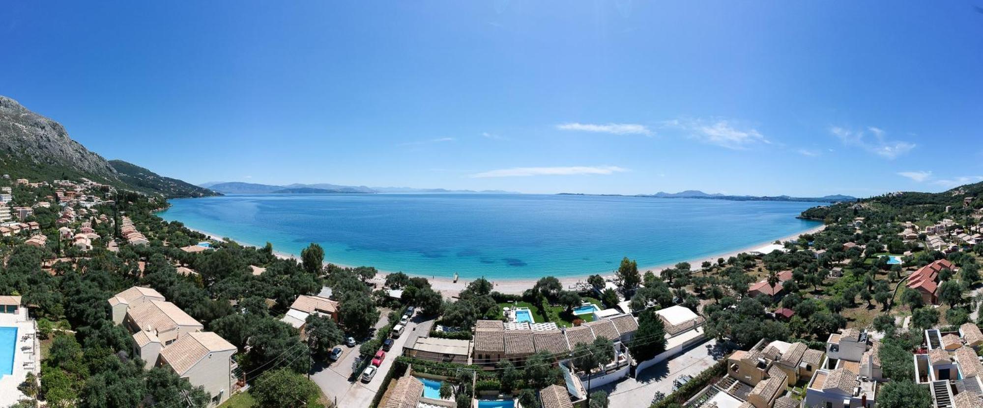 Corfu Sea View Villa - Aurora 巴尔巴蒂 外观 照片